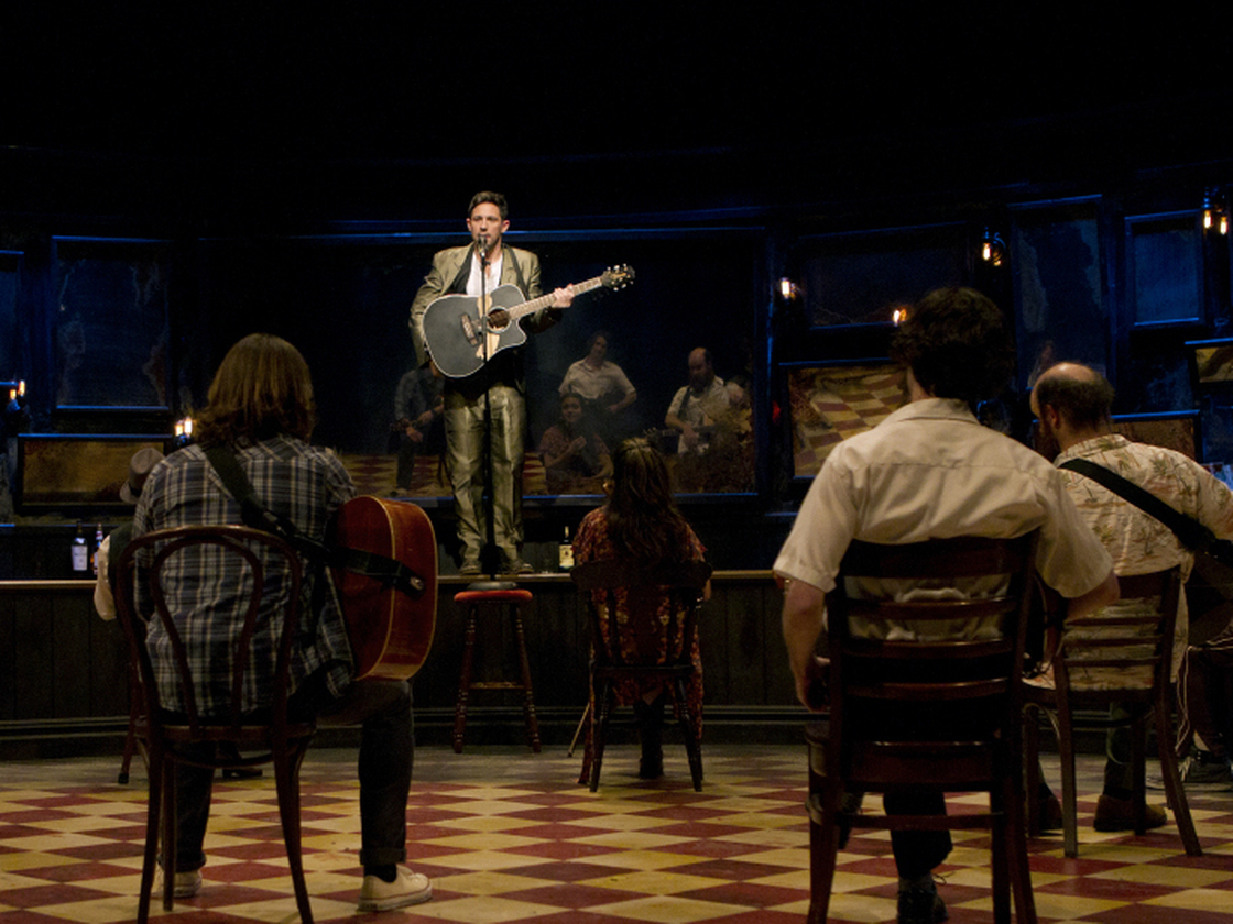 Kazee's singer-songwriter character is the one played in the film by Glen Hansard, who co-wrote the Academy Award-winning "Falling Slowly" with Marketa Irglova. 