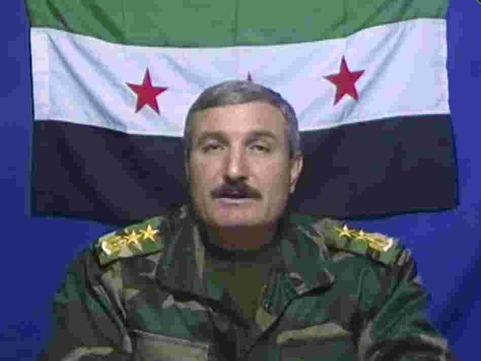 Riad al-Asaad says he's the leader of the Free Syrian Army, a group of Syrian defectors who recently posted this video on the group's Facebook page.