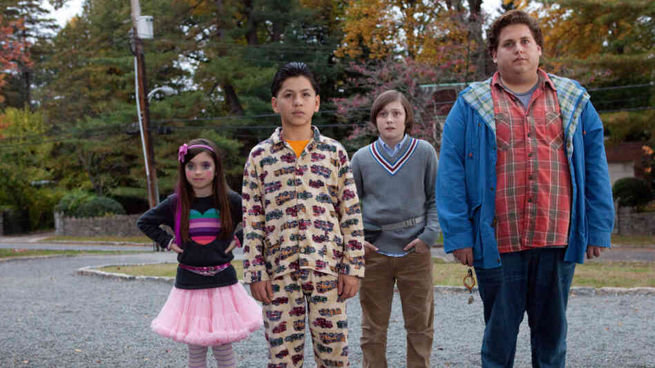 Just Say Noah: Jonah Hill and his three young charges (Landry Bender, left, Kevin Hernandez and Max Records) stumble into trouble when a drug buy goes sideways. Just Say Noah: Jonah Hill and his three young charges (Landry Bender, left, Kevin Hernandez and Max Records) stumble into trouble when a drug buy goes sideways.