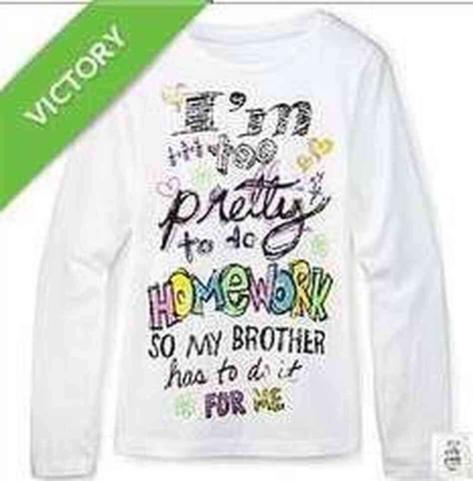 After J.C. Penney advertised a shirt many people found sexist, Lauren Todd launched an online petition. This screengrab was taken from Change.org, after J.C. Penney removed the shirt from its inventory. After J.C. Penney advertised a shirt many people found sexist, Lauren Todd launched an online petition. This screengrab was taken from Change.org, after J.C. Penney removed the shirt from its inventory.