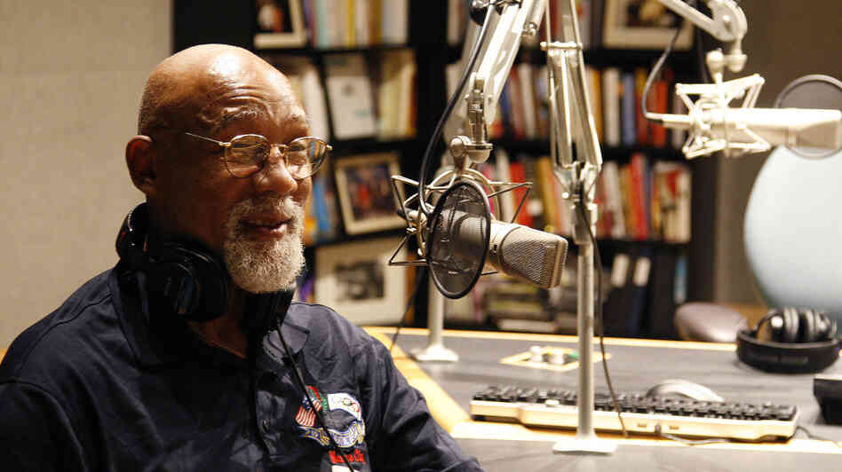 John Carlos speaks at NPR in Washington, D.C. 
