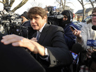 Former Illinois Gov. Rod Blagojevich arrived at his home being sentenced to 14-year prison sentence for a political corruption conviction. Former Illinois Gov. Rod Blagojevich arrived at his home being sentenced to 14-year prison sentence for a political corruption conviction.
