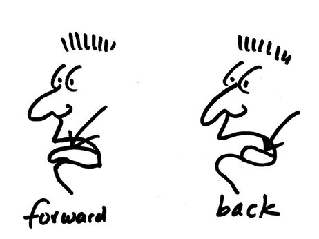 Forward vowels vs. back vowels