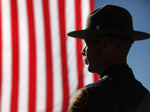 Border Patrol agent Michael Wagenen attends a memorial service for slain comrade Brian Terry, who was killed during a shootout near the U.S.-Mexico border last year. His death pushed Congress to investigate Border Patrol agent Michael Wagenen attends a memorial service for slain comrade Brian Terry, who was killed during a shootout near the U.S.-Mexico border last year. His death pushed Congress to investigate