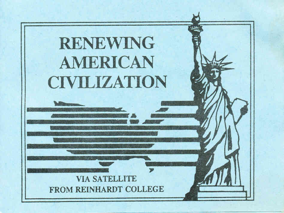 Newt Gingrich used these lecture notes and similar pamphlets as part of the 1994 college course that became central to a later House ethics investigation.