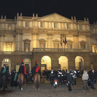 Milan's La Scala on opening night: December 7, 2011. Milan's La Scala on opening night: December 7, 2011.