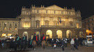 Milan's La Scala on opening night: December 7, 2011. Milan's La Scala on opening night: December 7, 2011.