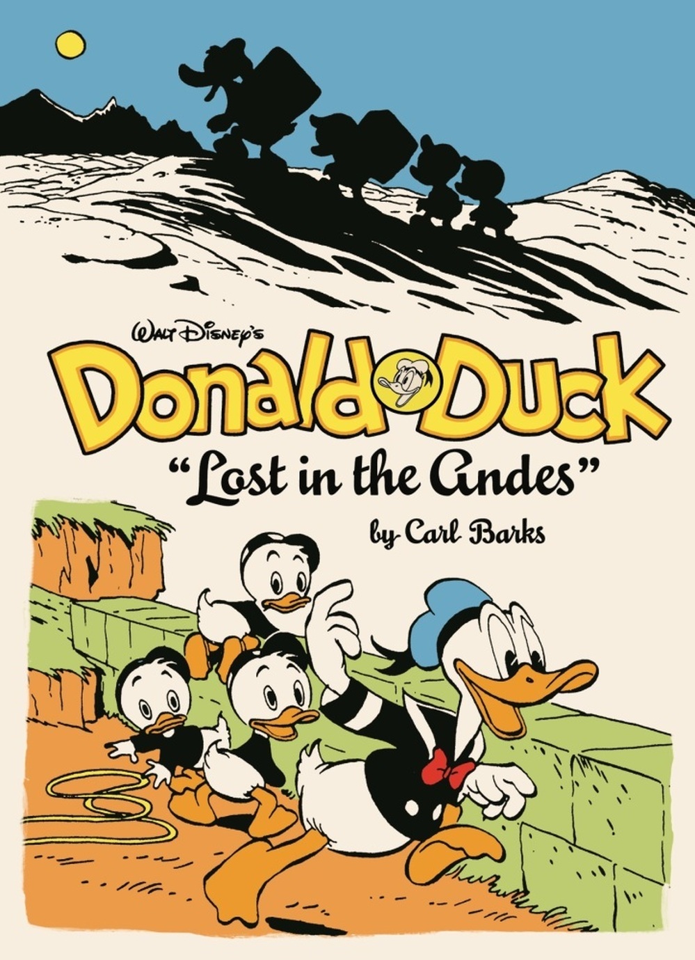 The cover of Lost In The Andes.