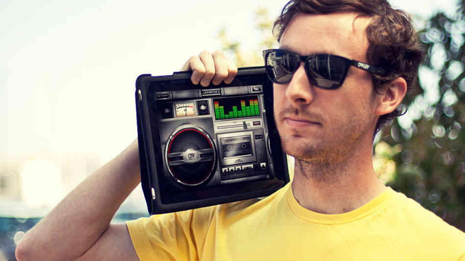 Wondering how we listen to music in 2011? There's an app for that. (One of them, pictured, is called Jamboxx.)