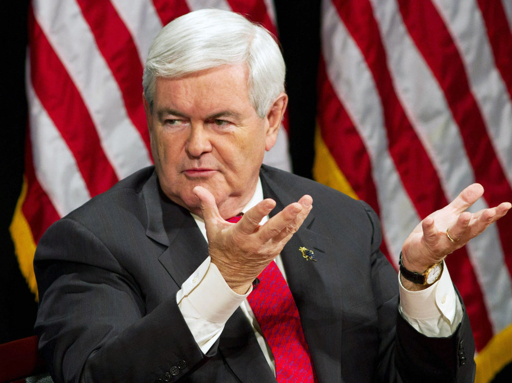 Newt Gingrich in Manchester, NH, Dec. 12, 2011. 