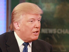 Donald Trump on the FOX & Friends set last week. Donald Trump on the FOX & Friends set last week.