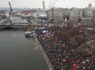 Tens of thousands of protesters turned out in Moscow and other major cities across Russia in open defiance to strongman Vladimir Putin's 12-year rule. Tens of thousands of protesters turned out in Moscow and other major cities across Russia in open defiance to strongman Vladimir Putin's 12-year rule.