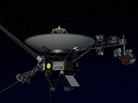 Artist's concept of NASA's Voyager spacecraft. For 35 years, the probes have been beaming images and information back to Earth via a 23-watt transmitter. Artist's concept of NASA's Voyager spacecraft. For 35 years, the probes have been beaming images and information back to Earth via a 23-watt transmitter.