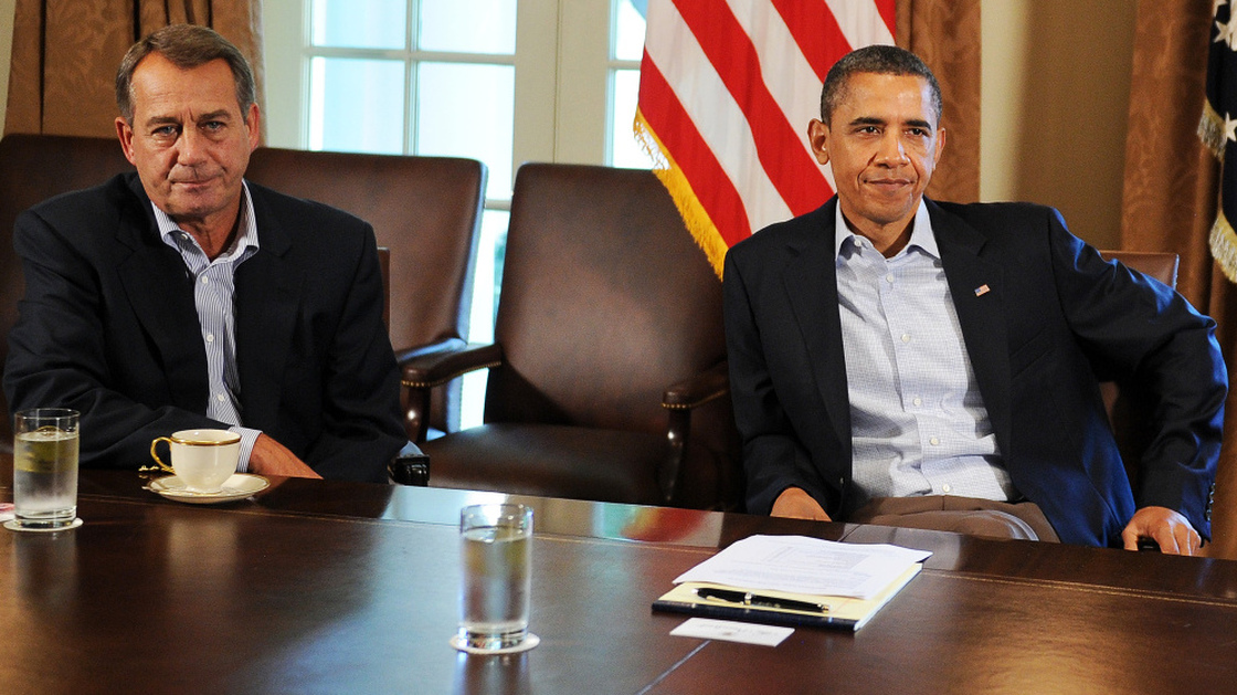 House Speaker John Boehner (R-Ohio) and President Obama in July, during the negotiations over raising the federal debt ceiling and reducing future federal deficits. Americans say they want pragmatic leaders who will worth together.