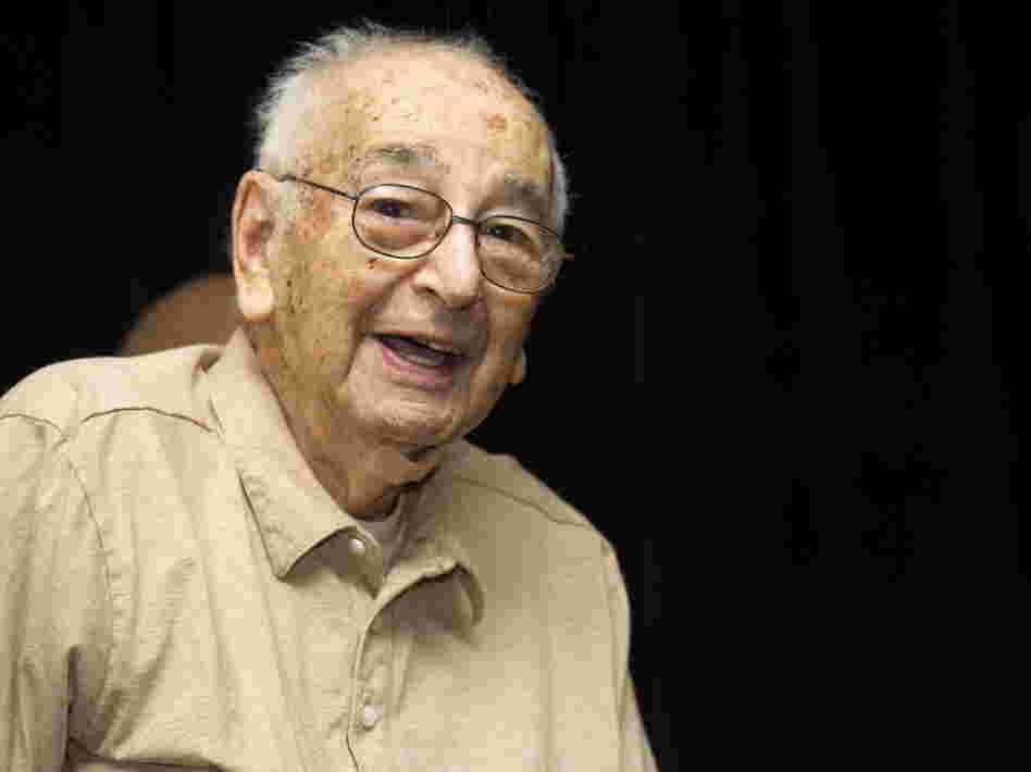 Joe Simon, co-creator of Captain America, in October. He died this week at the age of 98.