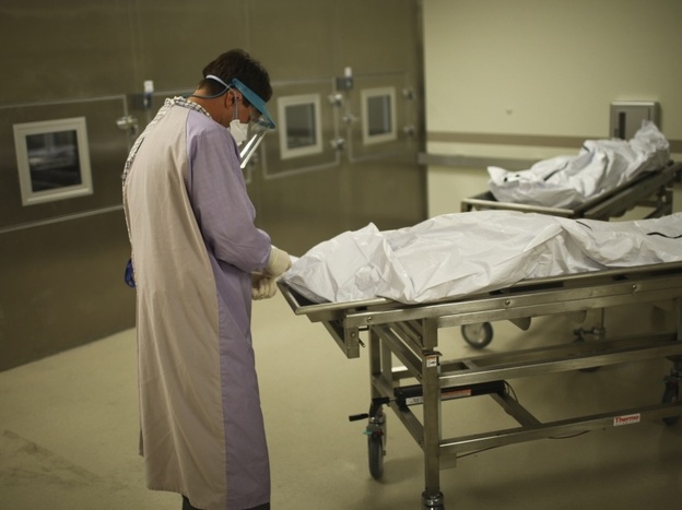Unlike the medical examiner's office in New Mexico, which routinely autopsies sudden or violent deaths, most U.S. hospitals perform postmortem examinations only rarely.