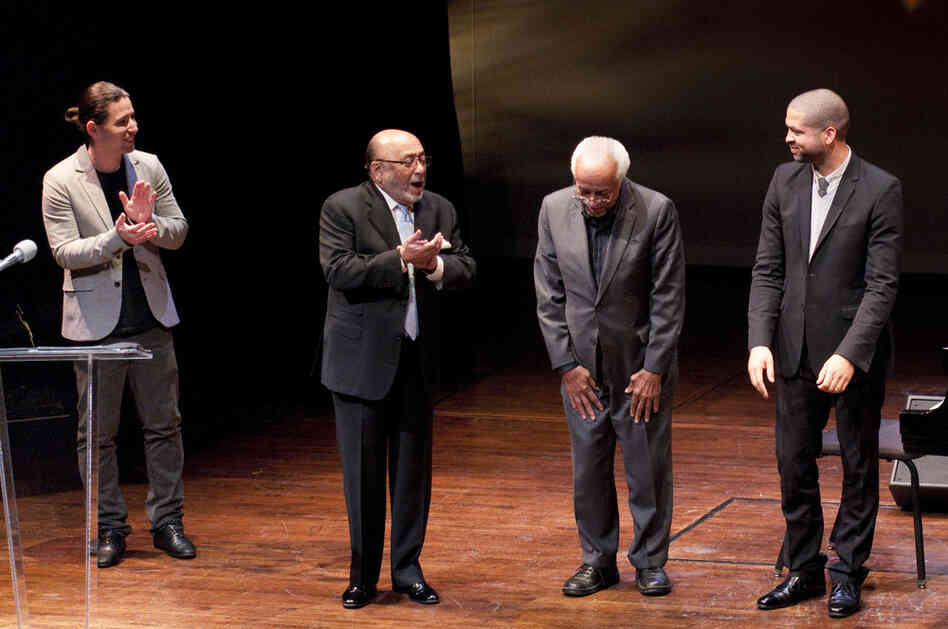 L-R: Alfredo Rodriguez, Eddie Palmieri, Barry Harris, Jason Moran.