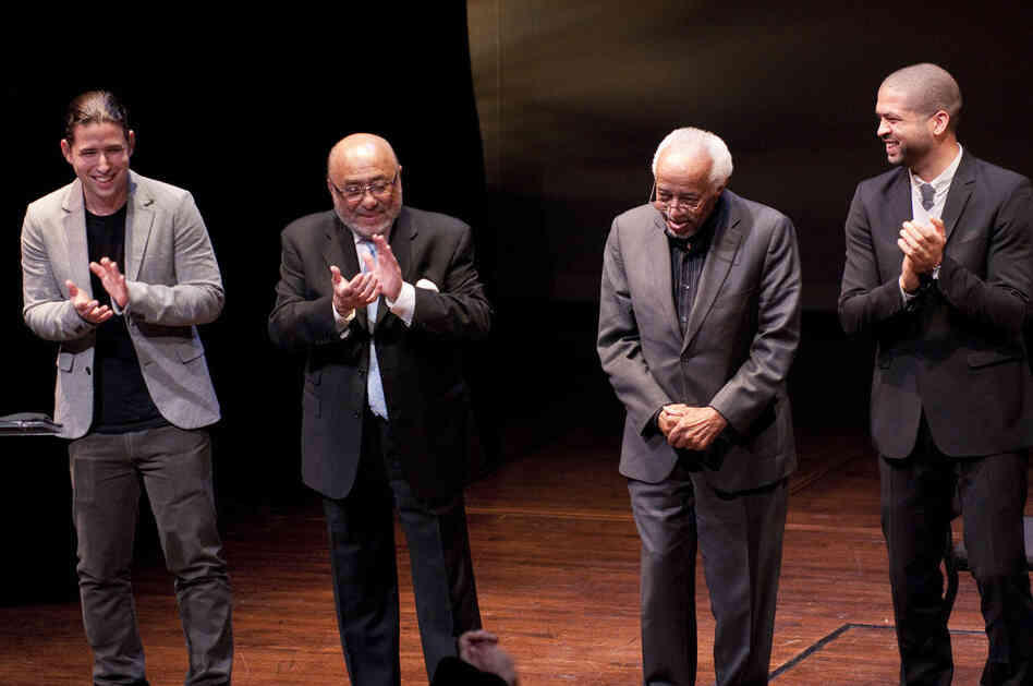 L-R: Alfredo Rodriguez, Eddie Palmieri, Barry Harris, Jason Moran.