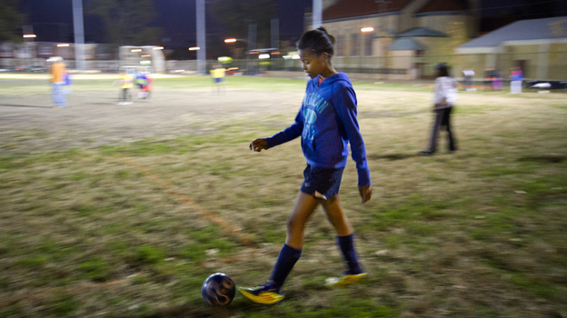 Alexandria Johnson got involved with the Anderson Monarchs soccer team when her mother was looking for an affordable way to keep her active.