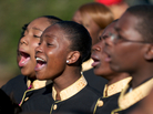 A choir in Little Rock, Ark., performs. A choir in Little Rock, Ark., performs.