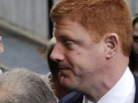 Mike McQueary as he arrived this morning at the Dauphin County Court in Harrisburg, Pa. Mike McQueary as he arrived this morning at the Dauphin County Court in Harrisburg, Pa.