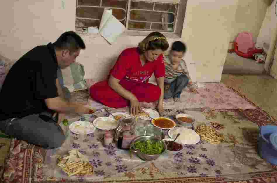 Every day she prepares three meals for her husband, Omed Rashid, who owns a teahouse and has a second wife that he visits infrequently.