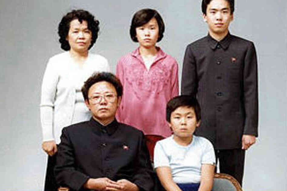 1981: North Korean leader Kim Jong Il (bottom left) poses with his first-born son, Kim Jong Nam (bottom right), in this family photo in Pyongyang, North Korea. 