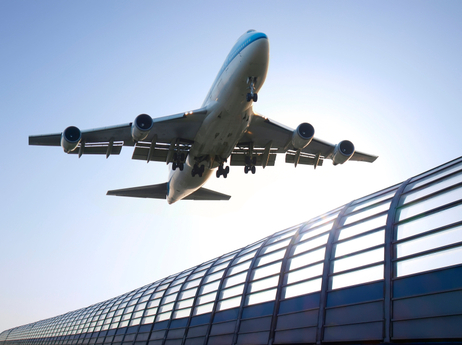 An airplane takes off. An airplane takes off.