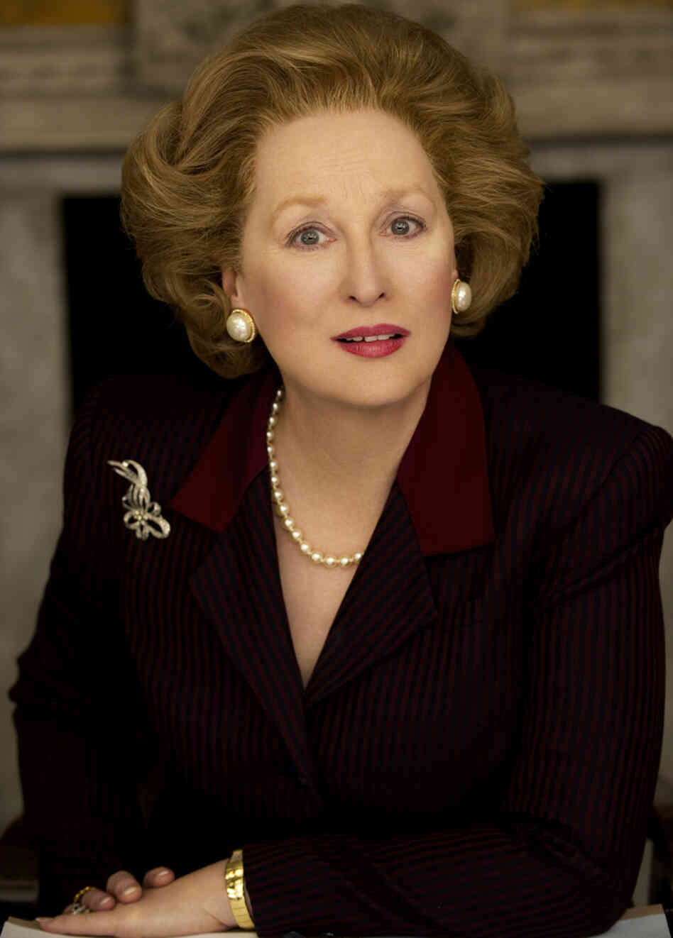 Meryl Streep stars as former British Prime Minister Margaret Thatcher in Phyllida Lloyd's The Iron Lady.