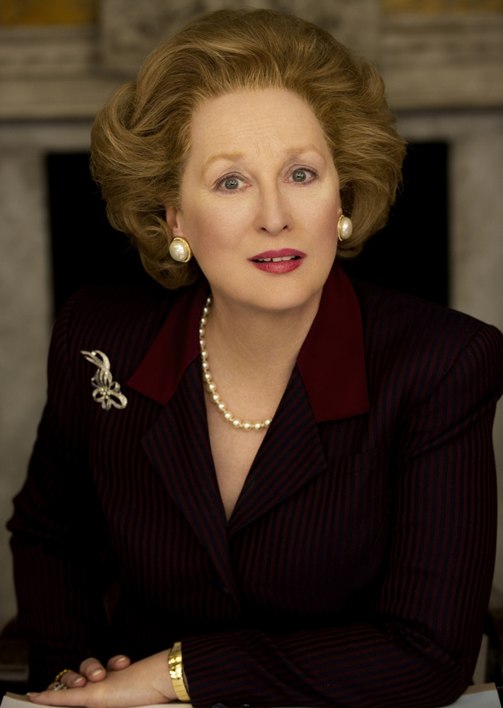 Meryl Streep stars as former British Prime Minister Margaret Thatcher in Phyllida Lloyd's The Iron Lady.
