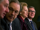 Fierce Focus: Meryl Streep's Margaret Thatcher (second from right) is just one of many cinematic women who tore into 2011 entirely on their own terms. Fierce Focus: Meryl Streep's Margaret Thatcher (second from right) is just one of many cinematic women who tore into 2011 entirely on their own terms.