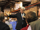 Republican presidential candidate Newt Gingrich makes remarks at a town hall meeting at Level 10 Apparel's screen-printing warehouse, in Hiawatha, Iowa, Dec. 19. Republican presidential candidate Newt Gingrich makes remarks at a town hall meeting at Level 10 Apparel's screen-printing warehouse, in Hiawatha, Iowa, Dec. 19.