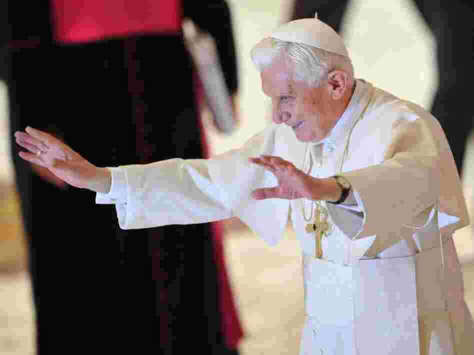  Pope Benedict XVI during his weekly general audience at the Vatican on Dec. 14, 2011.