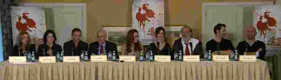 Gjelten moderates a conversation with Jolie and seven of her lead actors.