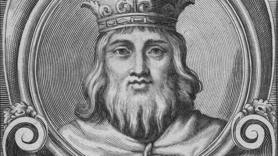 Circa 1300, King Wenceslas II of Bohemia.