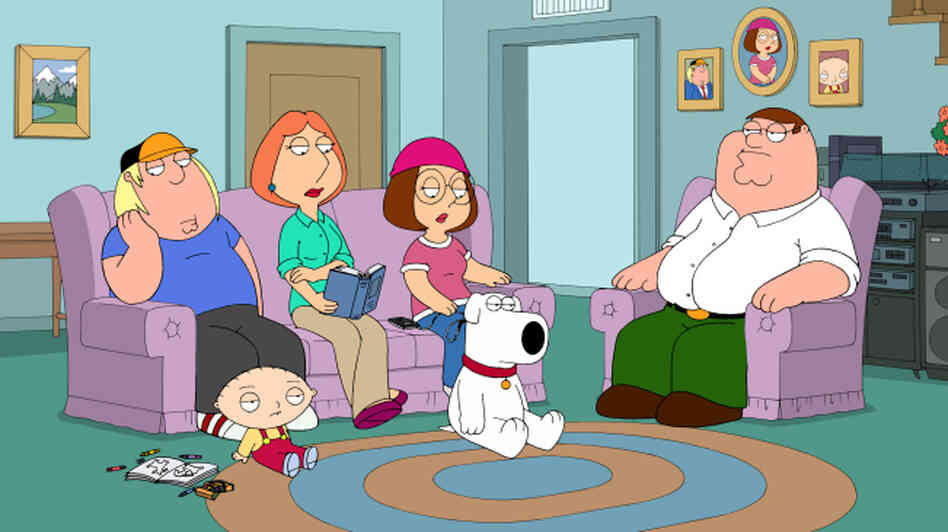 Family Guy has received three Primetime Emmy Awards. The series, set in Quahog RI, stars the Griffin family and their pet dog Brian.