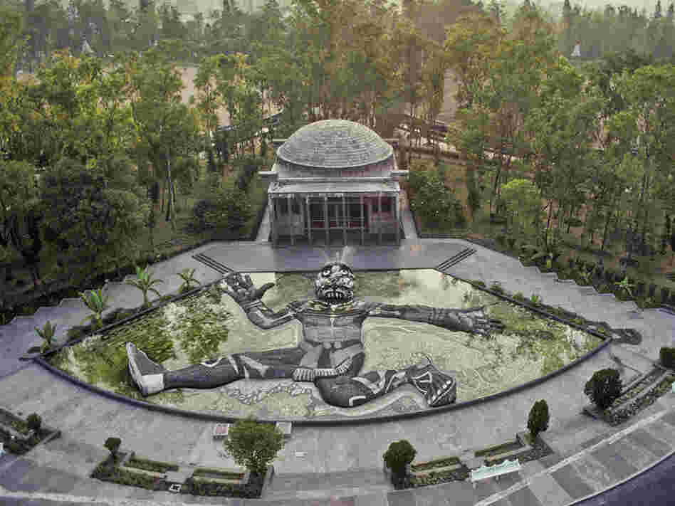 Diego Rivera's fountain of the Aztec rain god Tlaloc is a pumping station in Mexico City's municipal water system. It fell into disrepair for some time, but has recently been restored.