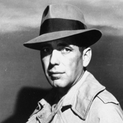 Actor Humphrey Bogart is shown in a Warner Bros. publicity photo from about 1941. 