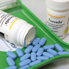 Bottles of antiretroviral drug Truvada are displayed in San Anselmo, Calif. 