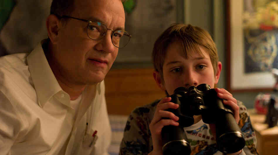 What Falls Away: After the Sept. 11 attacks, Oskar Schell (Thomas Horn) mourns his father (Tom Hanks), who died at the World Trade Center. What Falls Away: After the Sept. 11 attacks, Oskar Schell (Thomas Horn) mourns his father (Tom Hanks), who died at the World Trade Center.