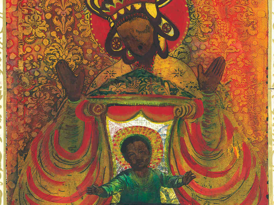 Detail from cover of Geri Allen, A Child Is Born.