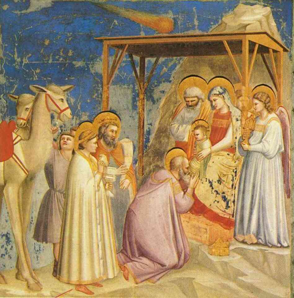 Adoration of the Magi by Giotto di Bondone