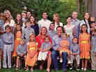 Mitt Romney's holiday card for 2011 shows his entire large family.