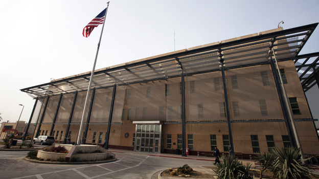 As many as 5,000 private security contractors will be protecting U.S. diplomats in Iraq. The U.S. Embassy compound (above) and several consulates will have about 15,000 workers, making it the largest diplomatic operation abroad.