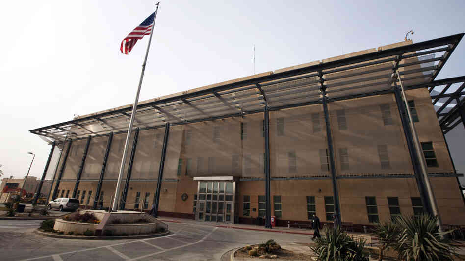 As many as 5,000 private security contractors will be protecting U.S. diplomats in Iraq. The U.S. Embassy compound (above) and several consulates will have about 15,000 workers, making it the largest diplomatic operation abroad.