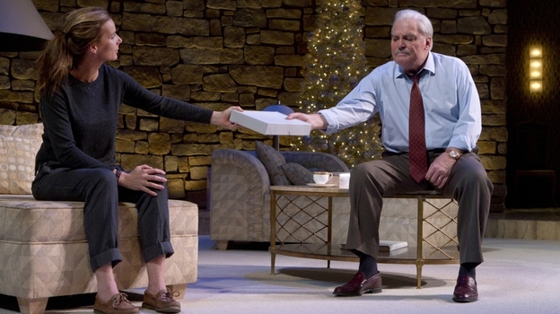  In the Broadway play Other Desert Cities, Brooke (played by Rachel Griffiths) forces her family to confront the truth behind her brother's suicide. 
