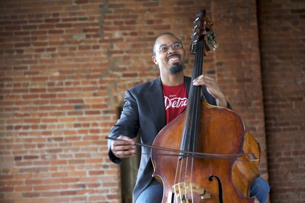 string bass player, Rick Robinson