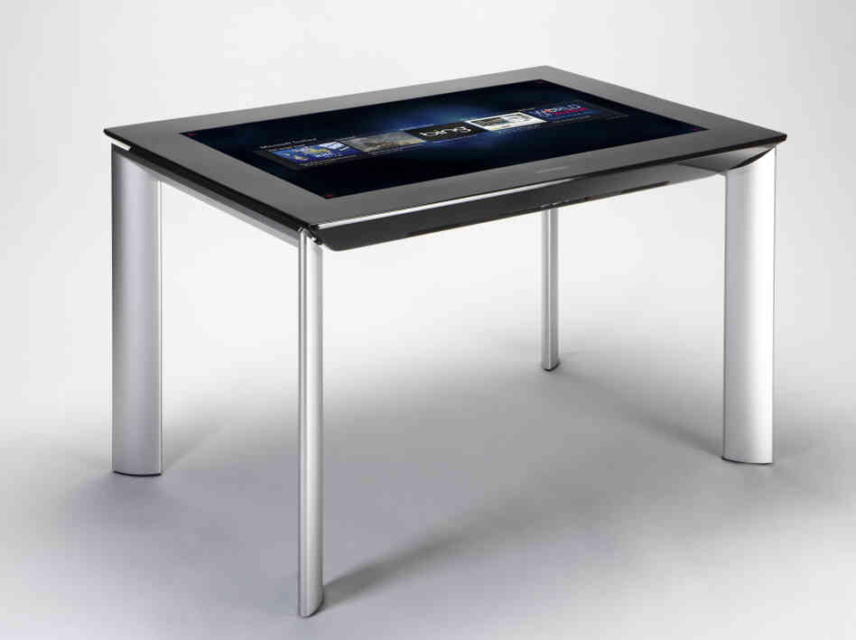 Samsung's SUR40 uses the second generation of Microsoft's Surface software — the first generation of which came out in 2007, the same year as the iPhone — to create an interactive tabletop.