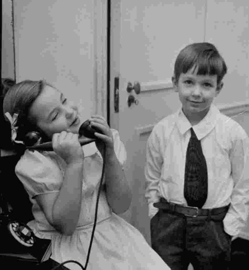 After "making sure he could not hear and be disillusioned," Bann whispers confidingly to the Life researcher that there is "no Santa Claus," while Bennie remains blissfully unaware.