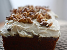 Carrot Cake With Maple Syrup Frosting And Toasted Walnuts Carrot Cake With Maple Syrup Frosting And Toasted Walnuts
